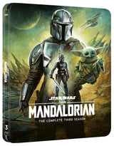 Star Wars Mandalorian Season 3 4K UHD + Blu ray Steelbook (Disney+ Original) (includes artcards) [Blu-ray] [Region Free]