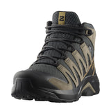 Salomon X-ADVENTURE RECON MID GORE TEX, Zapatos de senderismo para Hombre, Asphalt Falcon Coyote Brown, 40 2/3 EU