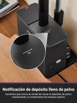 EUREKA Stylus Elite Aspiradora sin Cable con Estación de Autovaciado, 24000Pa, Bolsa 3 L, 60 Min de Autonomía, Cepillo Antienredos, Faro LED, Batería Desmontable