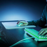 Razer Atlas Alfombrilla Gaming de Cristal Templado Blanca