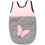 Bayer Design 17033AD Cochecito de muñeca XEO, Convertible, Regulable en Altura, Cuna de Viaje, Bolsa, Saco de Dormir, Accesorios