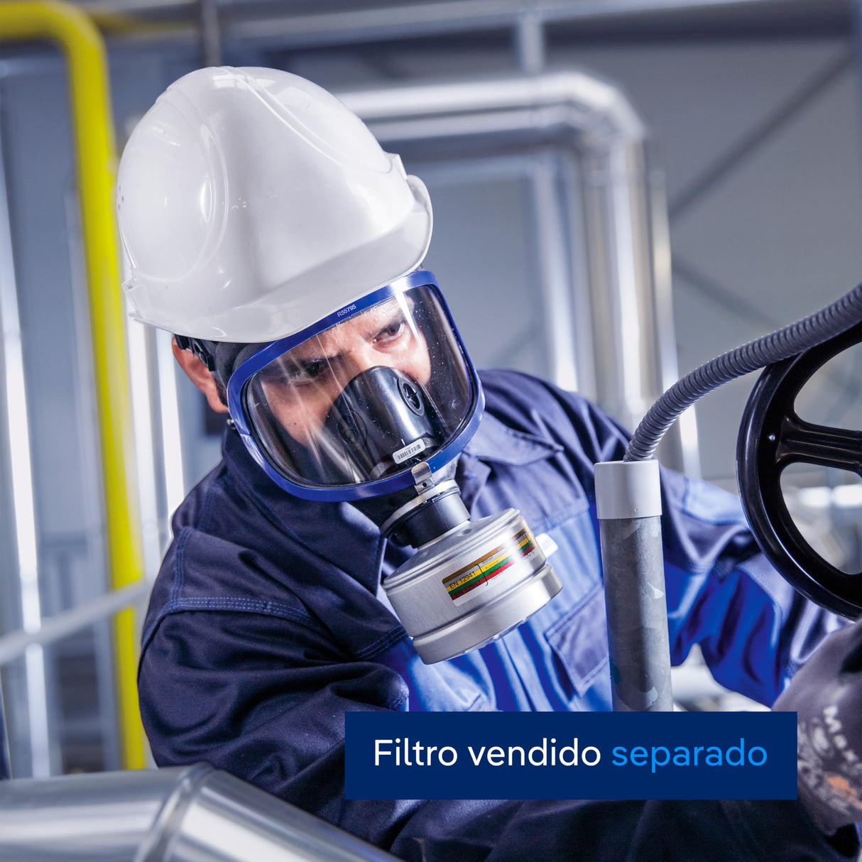 Dräger X-plore 6300 Máscara completa con conexión roscada estándar Rd40 | Para la construcción y la industria