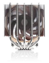 Noctua NH-D12L, Disipador de CPU de Altura Reducida y Doble Torre (120 mm, Marrón).