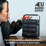 Energy Sistem Classy Essence – Altavoz Bluetooth 70W con True Wireless Stereo, Ecualizador Ajustable, Extra Bass, batería de 8h, USB, MP3, WAV, FLAC, diseño Premium en Aluminio y asa integrada