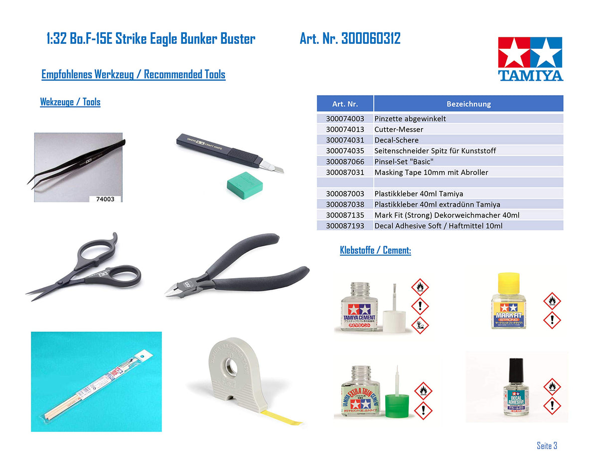 Tamiya-TAM60312-OS búnker Hobby Modelo avión Kits, Color Gris (TA60312)