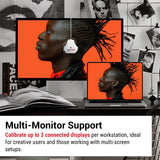 Datacolor SpyderExpress – Calibración de Monitores para Fotografía, Diseño y Creación, Compatible con MacBook M4 Mini-LED, Calibra 3 Pantallas, Configuración en 90-Segundos, Software Actualizable