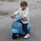 Turbo Challenge - Vespa GTS - Portador Eléctrico - 119167 - Scooter - Azul - Listo para Rodar - Máximo 25Kg - Plástico - Baterías Recargables - A Partir de 18 Meses