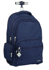 Mochila con ruedas 6 cremalleras (25L) serie 1918. azul marino MILAN (625601SNCB)