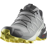 SALOMON Speedcross Gore-tex, Zapatillas de Trail Running Mujer, Sharkskin Clearly Aqua Sunny Lime, 43 1/3 EU