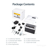 StarTech.com Caja de Conectividad de Audio y Vídeo para Mesas de Conferencia - con Entradas HDMI / VGA / DisplayPort - con Salida HDMI - 4K