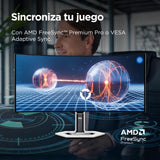 Lenovo Legion Pro 34WD-10 – Monitor Curvo Gaming WQHD 34" OLED (240 Hz, 0.03 ms MPRT, 21:9, HDMI 2.1 + DP 1.4, AMD FreeSync Premium Pro, VESA 100 x 100 mm) Soporte Inclinación/Altura/Giro – Blanco