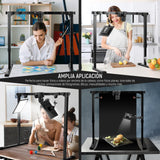 NEEWER ST200 - Soporte para cámara de Fotos de Arriba a Abajo con Placa de liberación rápida Arca Tipo QR de 1 Segundo, Robusto Soporte de Mesa para Varios Dispositivos para cocinar, Ancho de