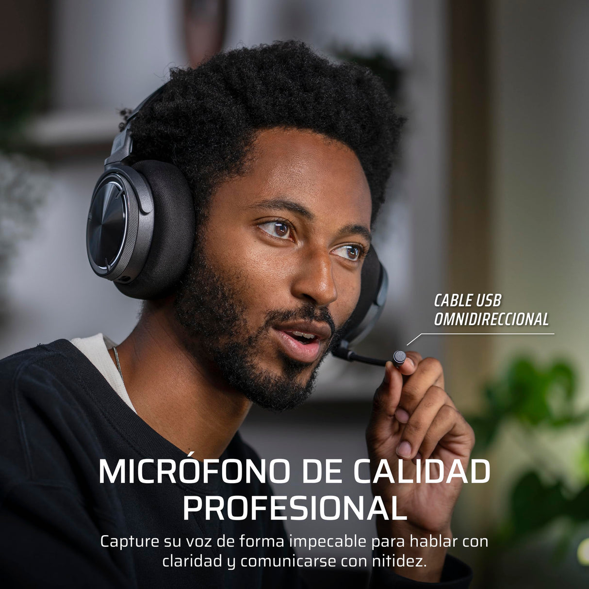 Corsair Virtuoso MAX Wireless Auriculares para Juegos con Bluetooth – Dolby Atmos, SoundID, Cancelación Activa del Ruido, Micrófono de Calidad Broadcast, para PC, Mac, PS5, PS4 – Carbono