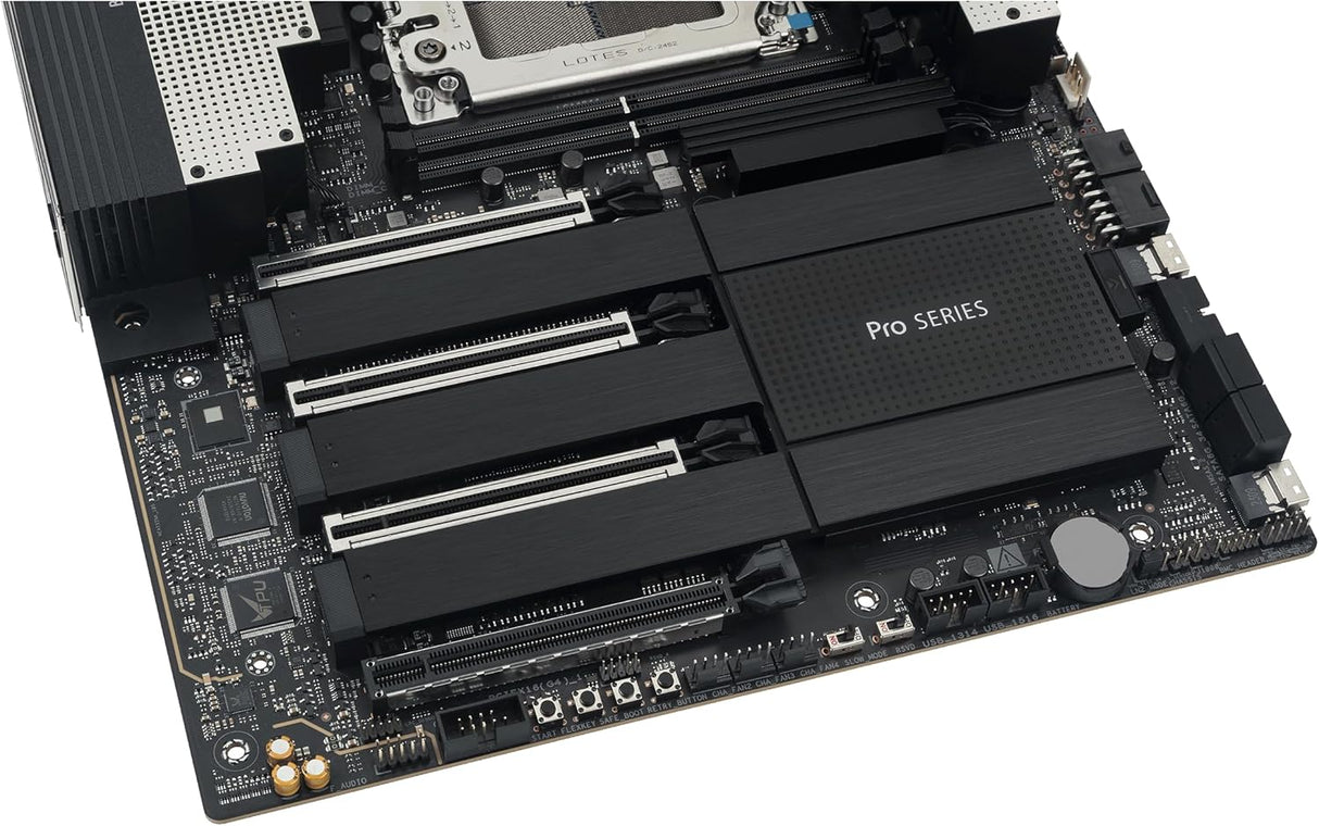 ASUS PRO WS TRX50-SAGE WIFI A - Motherboard - SSI CEB - Socket sTR5 - AMD TRX50 Chipsatz - USB4, USB 3.2 Gen 2, USB 3.2 Gen 1, USB-C 3.2 Gen 2x2 - 10 Gigabit LAN, 2.5 Gigabit LAN, Wi-Fi 7, Bluetooth