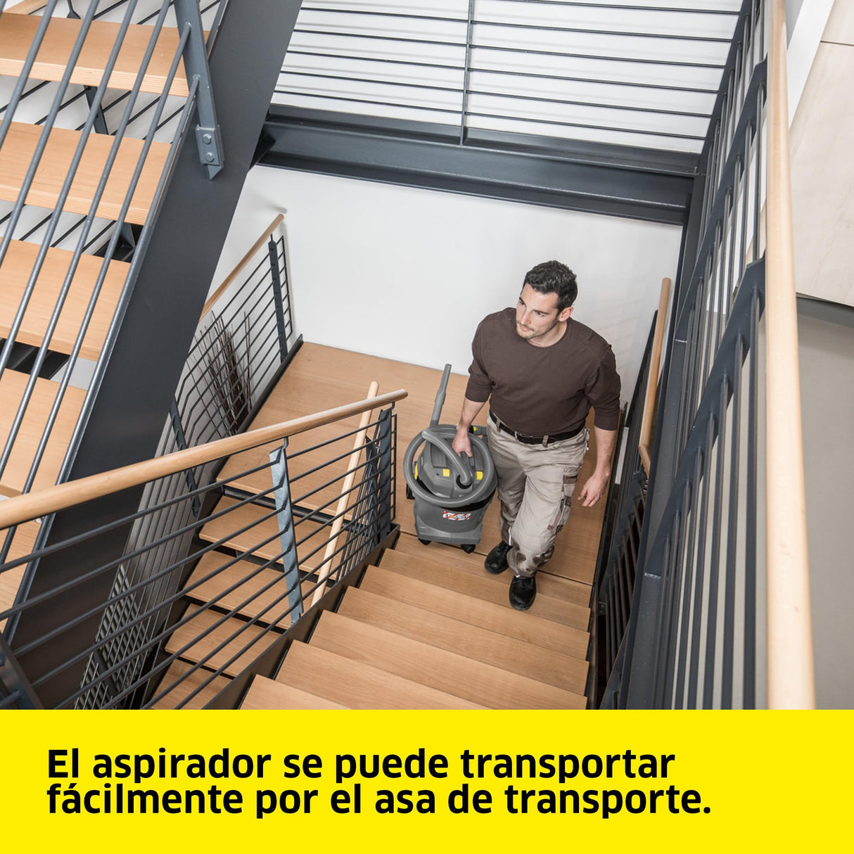 Kärcher Aspirador en seco y húmedo NT 22/1 Ap Te L, máx. 1300 W, depósito: 22 l, Tubo Flexible de aspiración: 1,9 m, Boquilla barredora de Suelos (300 mm), Boquilla para Ranuras, Toma del Equipo