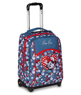 Seven Minnie Big Trolley Escuela Fija, Azul Denim, 2 en 1, Doble Uso, Trolley y Mochila, Escuela Primaria, Niña, azul (blu denim), Blu Denim, Casual
