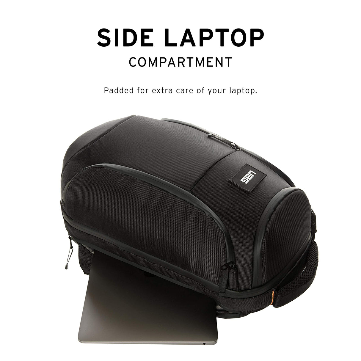 Urban Armor Gear Mochila para portátiles y tabletas de hasta 13" Pulgadas - (18 litros, máximo Confort de Transporte, Acolchado ergonómico, Material Resistente al Desgaste) - Negro