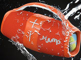 X JUMP XJ 120 Altavoz Inalámbrico Portátil Amplificado 40W, Alto Rendimiento, Función TWS, USB, AUX-IN, Micrófono Incorporado, Altavoz Inalámbrico Resistente al Agua IPX5, Naranja