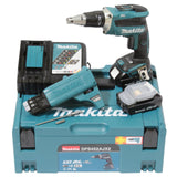 Makita DFS452AJX2 Destornillador placas yeso Batería 18V 2x2.0 AhmAKPAC