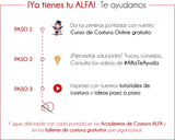 Alfa Smart Plus-Máquina de Coser electrónica, Blanco, 100 puntadas