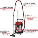 Einhell TE- VC 5090 SACL Aspirador en seco y húmedo