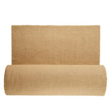 VEVOR Rollo de Tela de Arpillera de 1016 mm x 91,4 m, 50 x 50 Rollos de Tela de Arpillera Natural de Alta Densidad de Ancho, Rollo de Tela de Yute para Envolver Árboles, Decoración, Manualidades