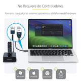 StarTech.com Dock Clonador Autónomo 1:1 de NVMe M.2-90GBpm - USB-C 3.2 de 20Gbps - Docking Station USB Tipo C de 2 Bahías