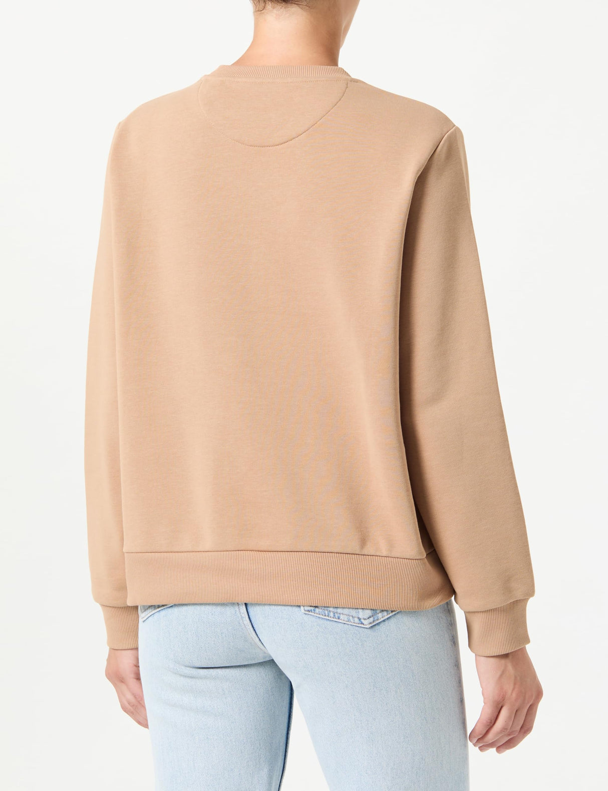 GANT Reg Tonal Shield C-Neck Sweat Sudadera, Caramel Beige, L para Mujer