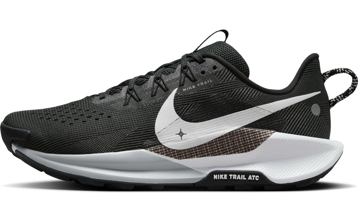NIKE Reactx Pegasus Trail 5, Sneaker Hombre, Black White Anthracite Wolf Grey, 42 EU