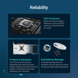 ASUS Prime Radeon RX 9070 XT 16GB GDDR6 White OC Edition - Tarjeta gráfica (PCIe 5.0, HDMI/DP 2.1, diseño de 2,5 Ranuras, Ventiladores Axial-Tech, rodamientos de Bolas Dobles, Dual BIOS, GPU Guard)