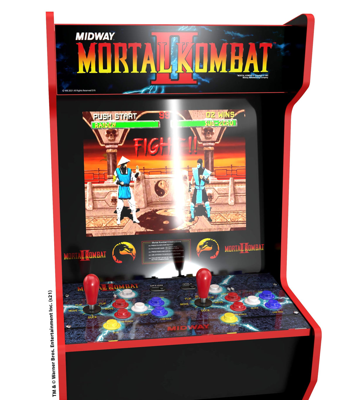 Arcade1UP MIDWAY LEGACY 12 GAMES ARCADE MACHINE WITH RISER