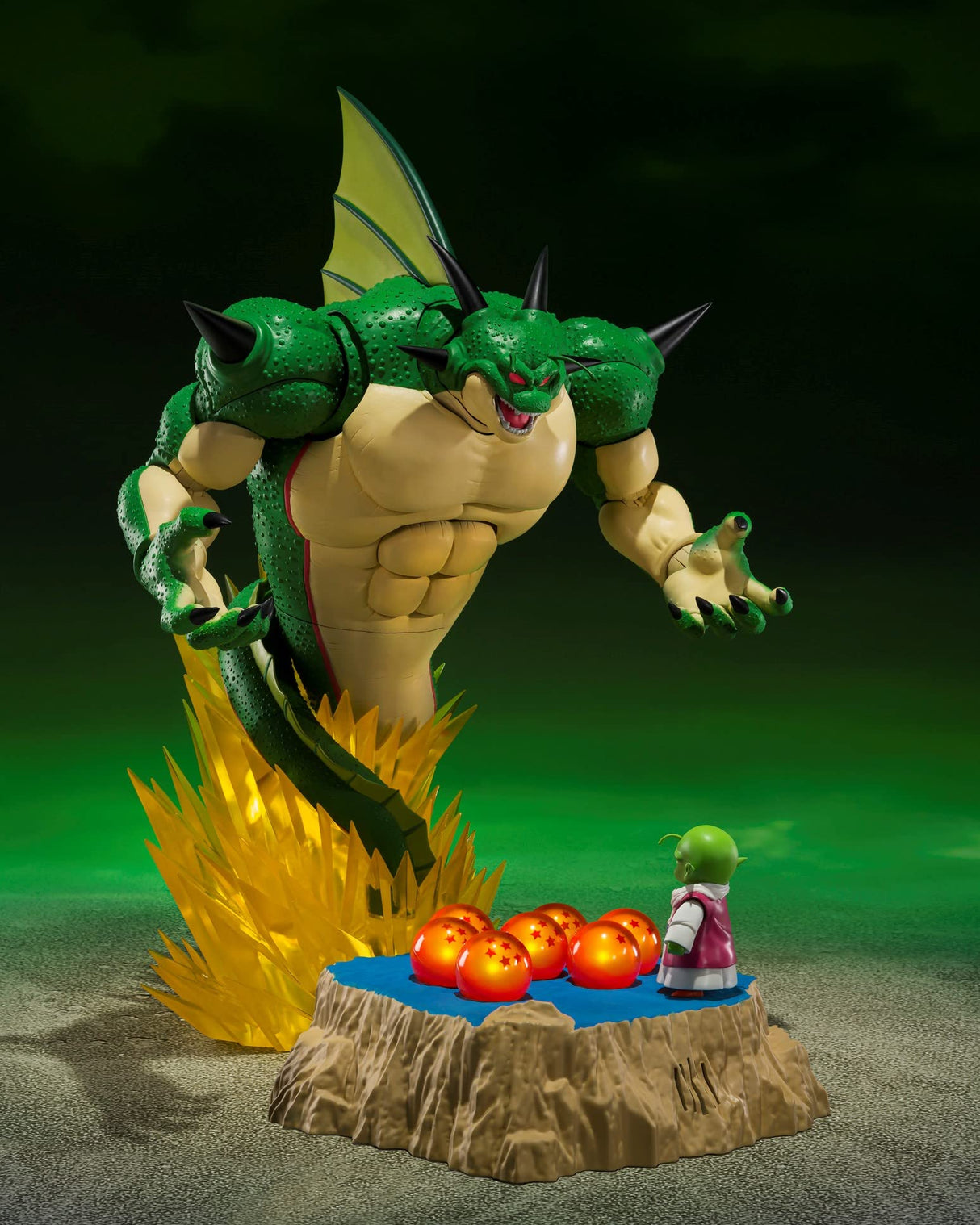 Porunga & Dende Luminous Dragon Ball Set Come Forth, Genuine Shenron Fig 42 cm Dragon Ball z SH figuarts