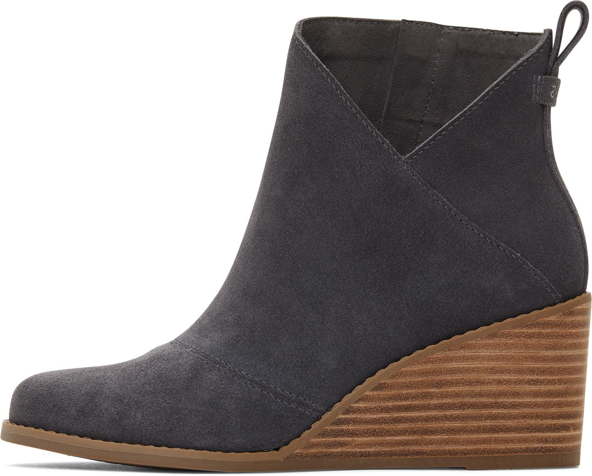 TOMS Sutton, Botas Cortas al Tobillo Mujer, Ante de Hierro Forjado, 38 EU