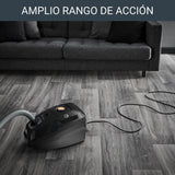 Rowenta Green Force Effitech RO6189 - Aspirador con bolsa de 400 W, hasta un 82 % reciclable, gran filtración HEPA más de 99,98%, depósito de 4,5 L, cable de 8,4 m, incluye accesorios, negro