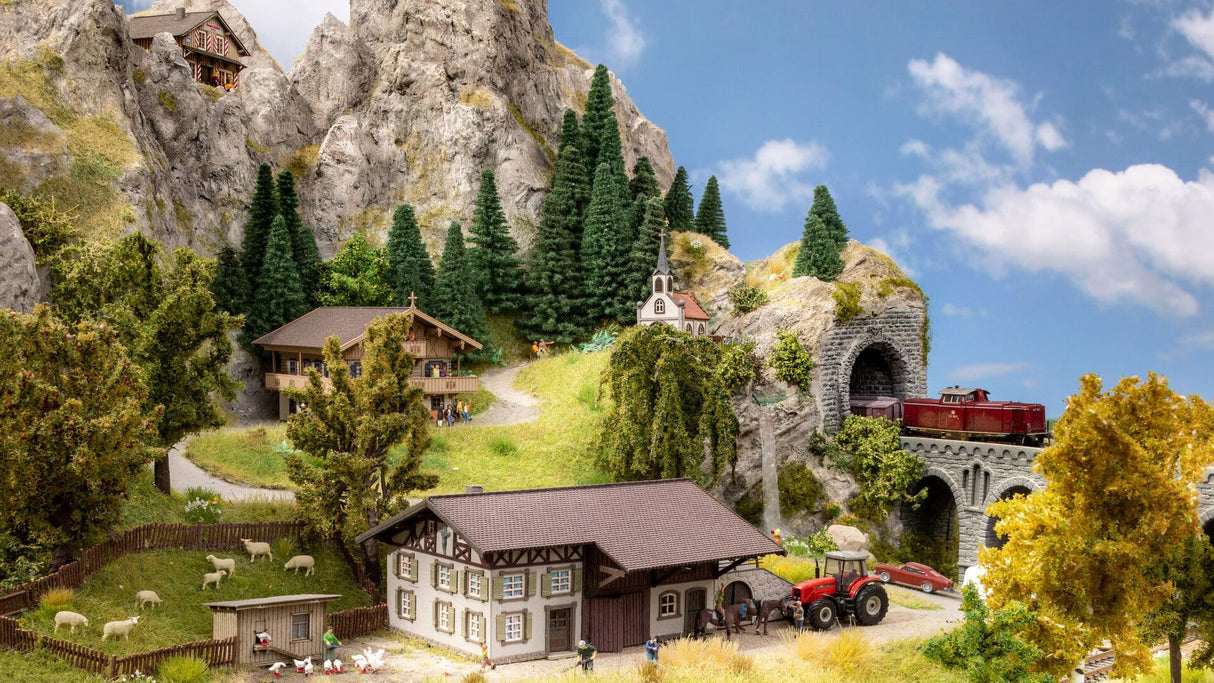 NOCH- Easy-Track Mittelberg - Kit de construcción, Multicolor, L (53700)