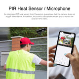 INSTAR IN-9408 2K+ PoE Negro - cámara de vigilancia LAN/PoE con Inteligencia Artificial - cámara Exterior Resistente a la Intemperie - Power Over Ethernet IEEE 802.3af - HomeKit - PIR - RTSP
