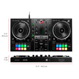 Hercules DJControl Inpulse 500 - Controladora de DJ USB de 2 decks para Serato DJ Lite y DJUCED