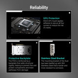 ASUS Dual NVIDIA GeForce RTX 5060 Ti 16GB GDDR7 OC White Edition - Tarjeta gráfica (PCIe 5.0, DLSS 4, HDMI 2.1b, DisplayPort 2.1b, 2.5-Slot, Ventiladores axiales, Tecnología 0dB, Dual BIOS)