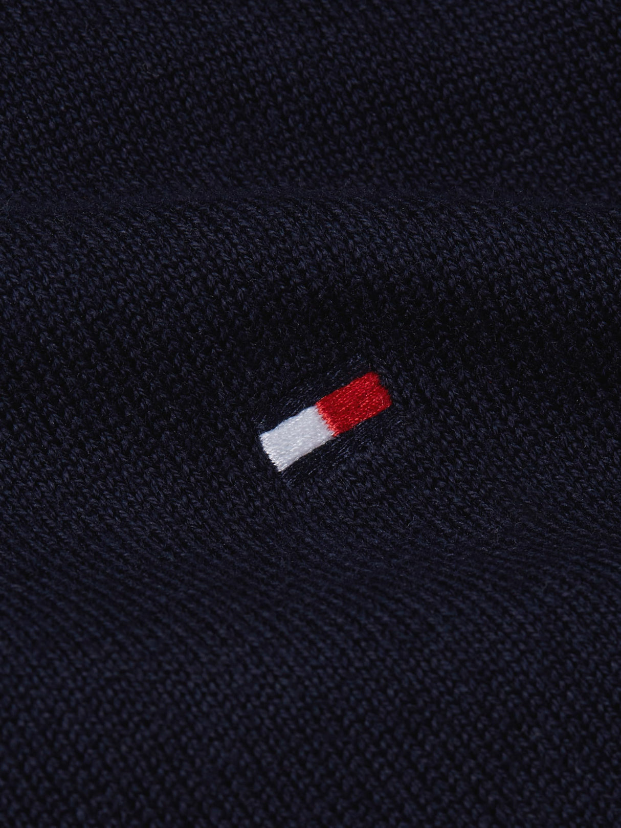 Tommy Hilfiger Jersey con Cremallera Hombre Essential Cotton Zip Thru con Cuello Alto, Azul (Desert Sky), S