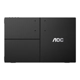 AOC 16T3EA Monitor Portátil 16" FHD, WLED, 60Hz, IPS, 4 ms GtG (1920x1080, Soporte Multiángulo, USB-C)