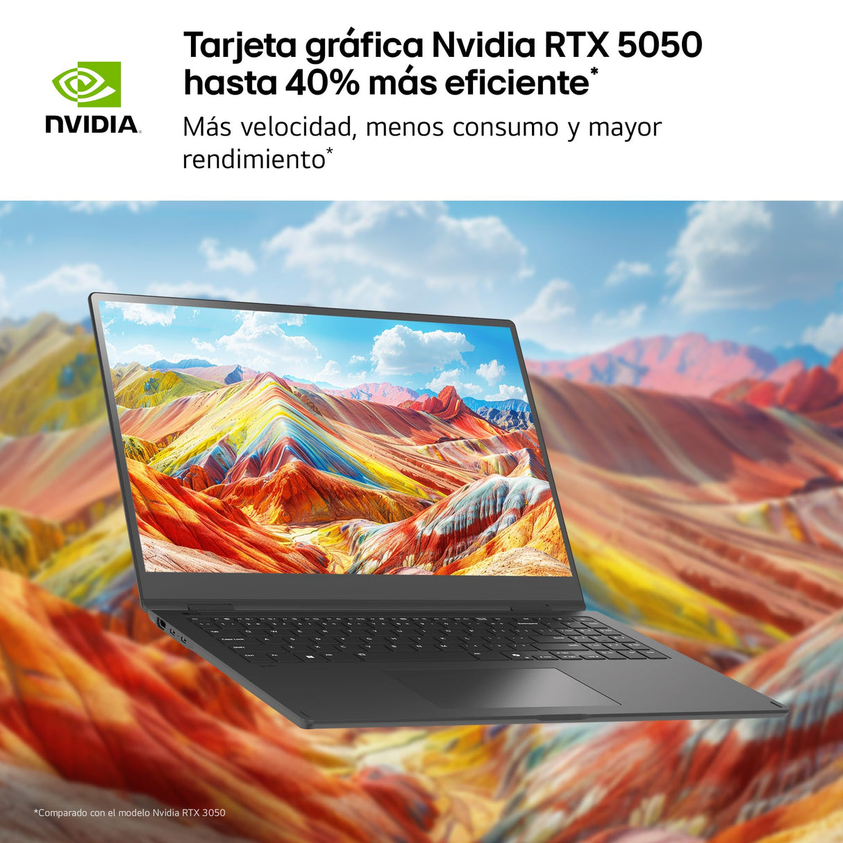 LG gram Pro 16Z90TR-E.AD88B Portátil 16", Windows 11, Intel Core Ultra7 255H, 32GB RAM, 1TB SSD, NVIDIA RTX5050, Pantalla IPS, (2560x1600), 1.360 g, 27 Horas, Negro