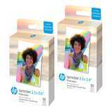 HP Sprocket Zink Papel fotográfico adhesivo para impresora HP Sprocket Select y Plus, 2,3 x 3,4 (100 hojas)