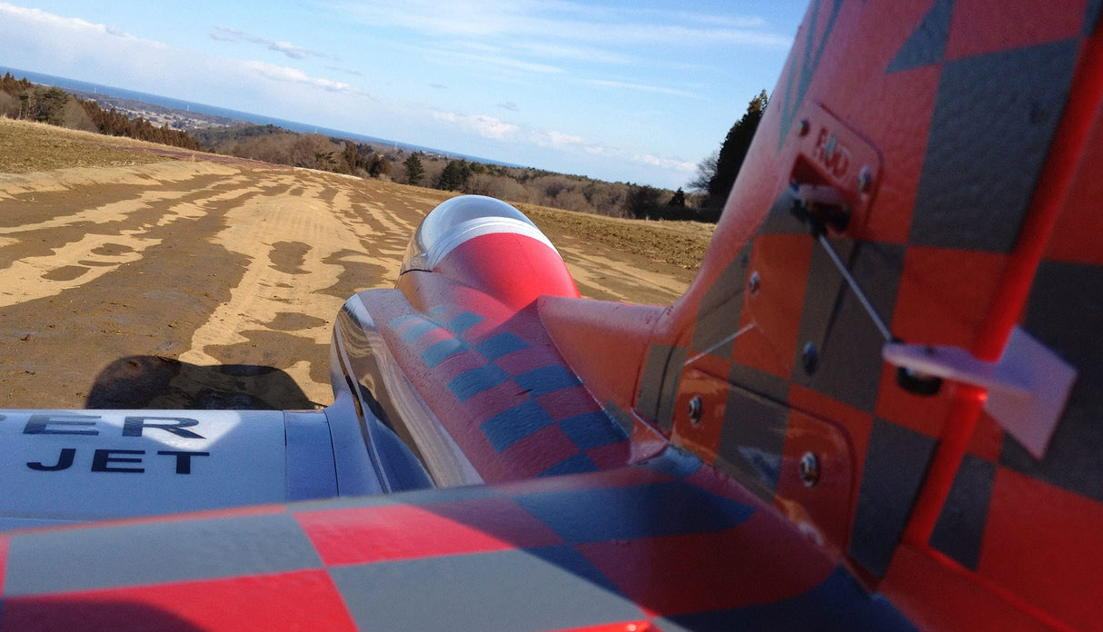Amewi 24097 AMXFlight Viper Jet V4 6-8S Rojo PNP Pro Version