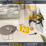 RICOO Soporte TV Pared Giratorio Inclinable Televisión 32-65" (81-165cm) S9544 Brazo Universal Televisor LED/LCD/Curvo VESA 200x200-400x400