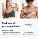 Braun Luz Pulsada Silk-Expert Mini Depiladora IPL, Reducción Del Vello En Casa, Tamaño Compacto, Alternativa a Depilación Láser, Fácil, Segura Y Eficiente, Blanca/Plateada, PL1100