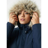 Helly-Hansen Womens W Senja Parka, Azul marino, L