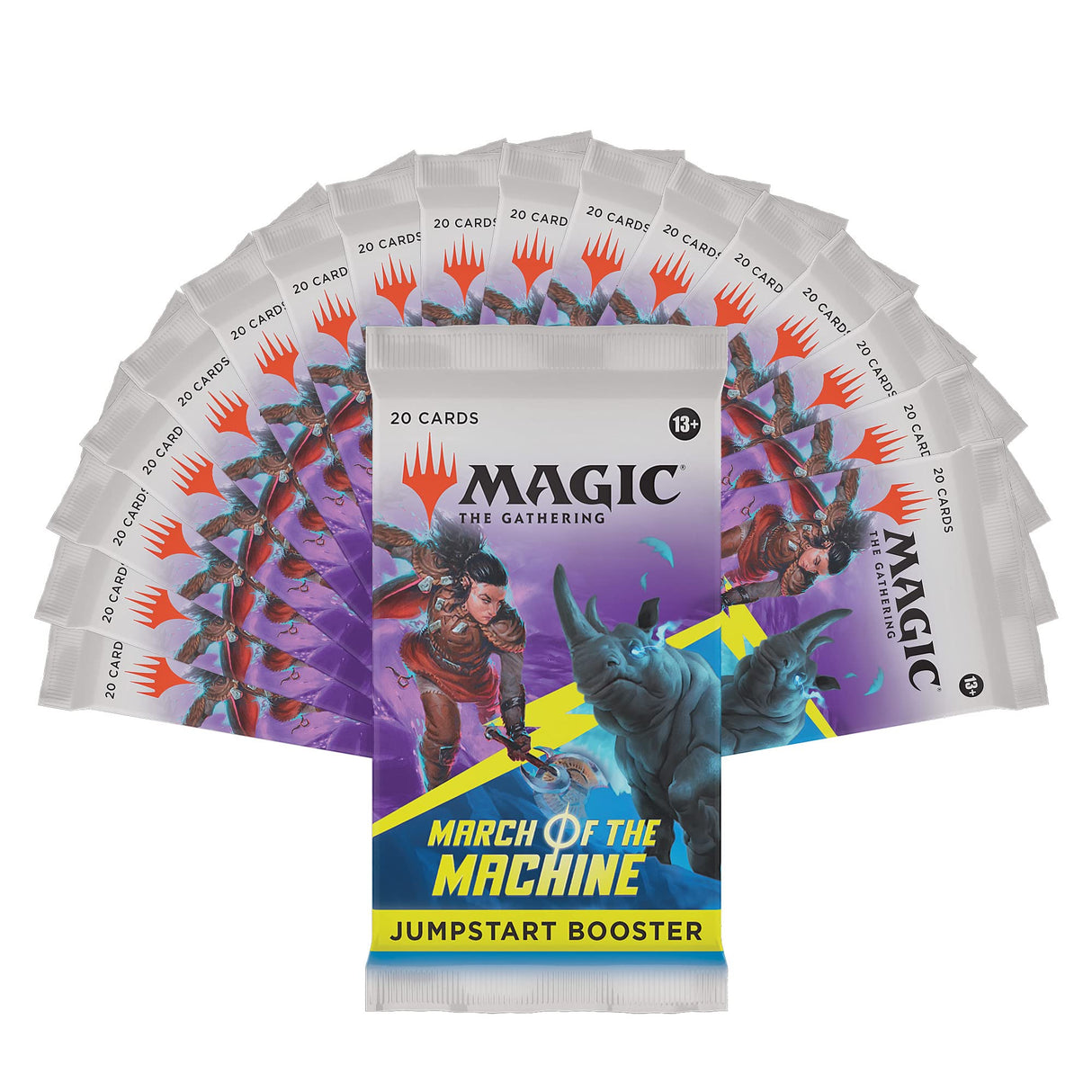 Magic The Gathering March of The Machine Jumpstart Booster Box, 18 Packs (Versión en Inglés)