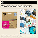 HP 937e EvoMore Magenta 4S6W7NE, Cartucho de Tinta Original Compatible con Impresoras OfficeJet 9110, 9120, 9130, 9720 e 9730