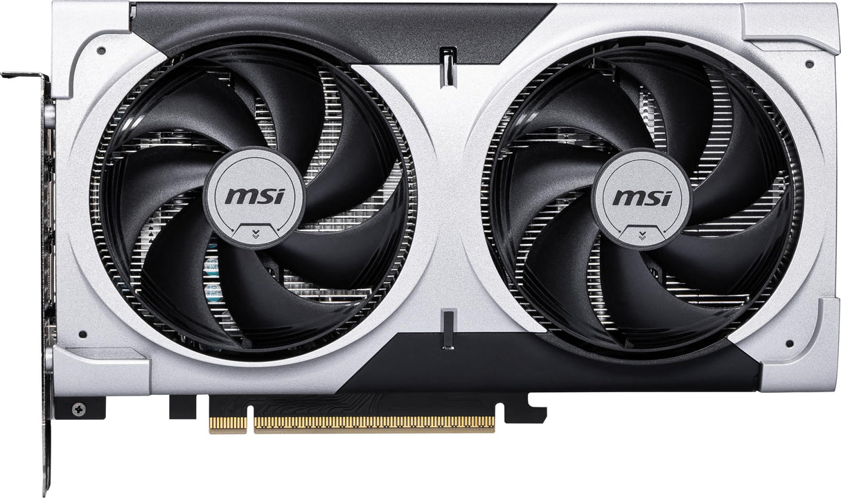MSI GeForce RTX 5060 Ti 8G Ventus 2X OC Plus Tarjeta gráfica, RTX 5060 Ti, 8 GB GDDR7 (28 Gbps/128 bits), PCIe 5.0 - Diseño térmico de Doble Ventilador (2 x Ventilador STORMFORCE) - HDMI 2.1b
