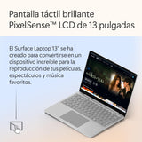 Microsoft Surface Laptop | Copilot+ PC | Pantalla táctil LCD 13'' | Snapdragon X Plus | 16GB RAM | Almacenamiento de 512GB | Último Modelo | Platino